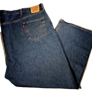 LEVI'S 501 Jeans  Big & Tall  60 x 32  Straight Leg   Button-Fly  Cotton  VGC